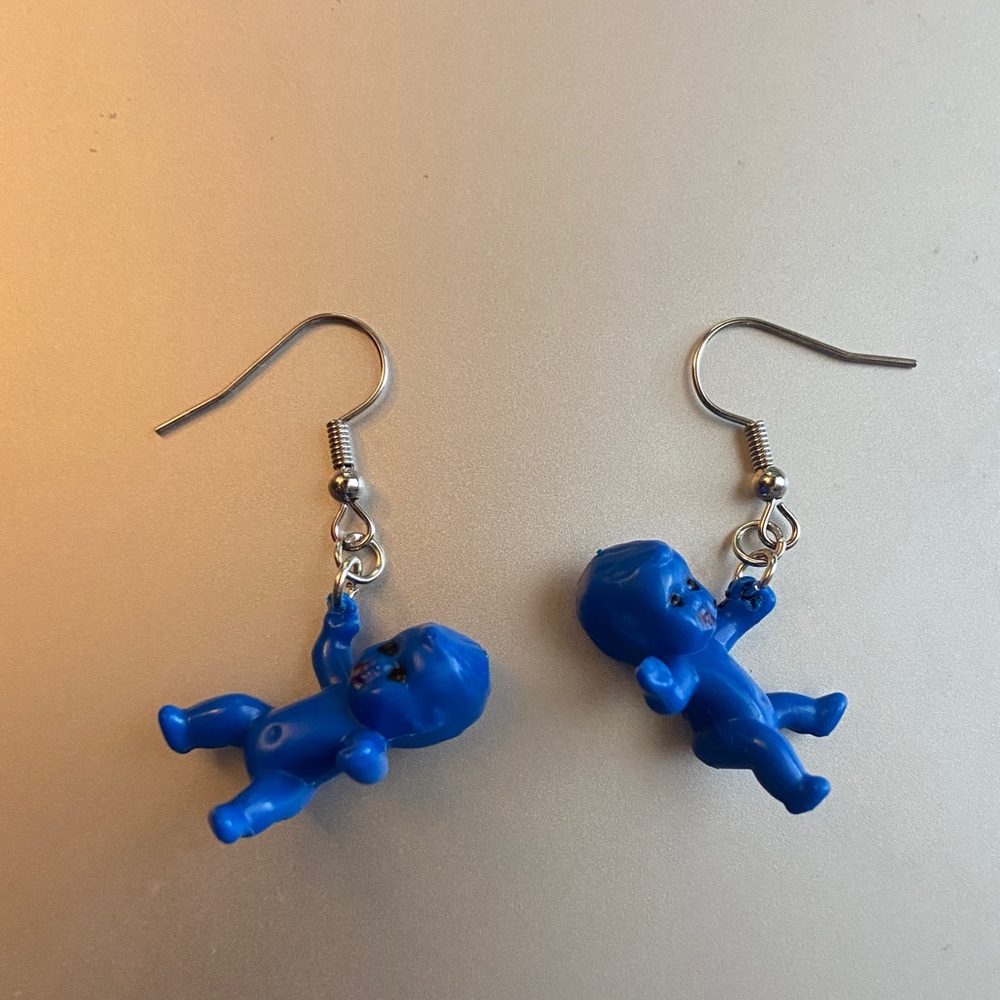 dangling baby earrings